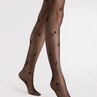 Fiore Rajstopy Petal 20 Den Black