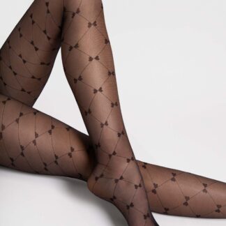 Fiore Rajstopy Ribbon 20 Den Black