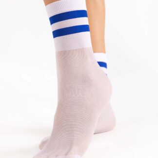 Fiore Skarpetki Dash Blue-White 20 Den
