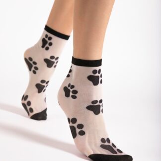Fiore Skarpetki PawPaw 20 Den Black-White