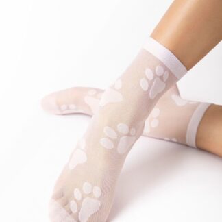 Fiore Skarpetki PawPaw 20 Den White